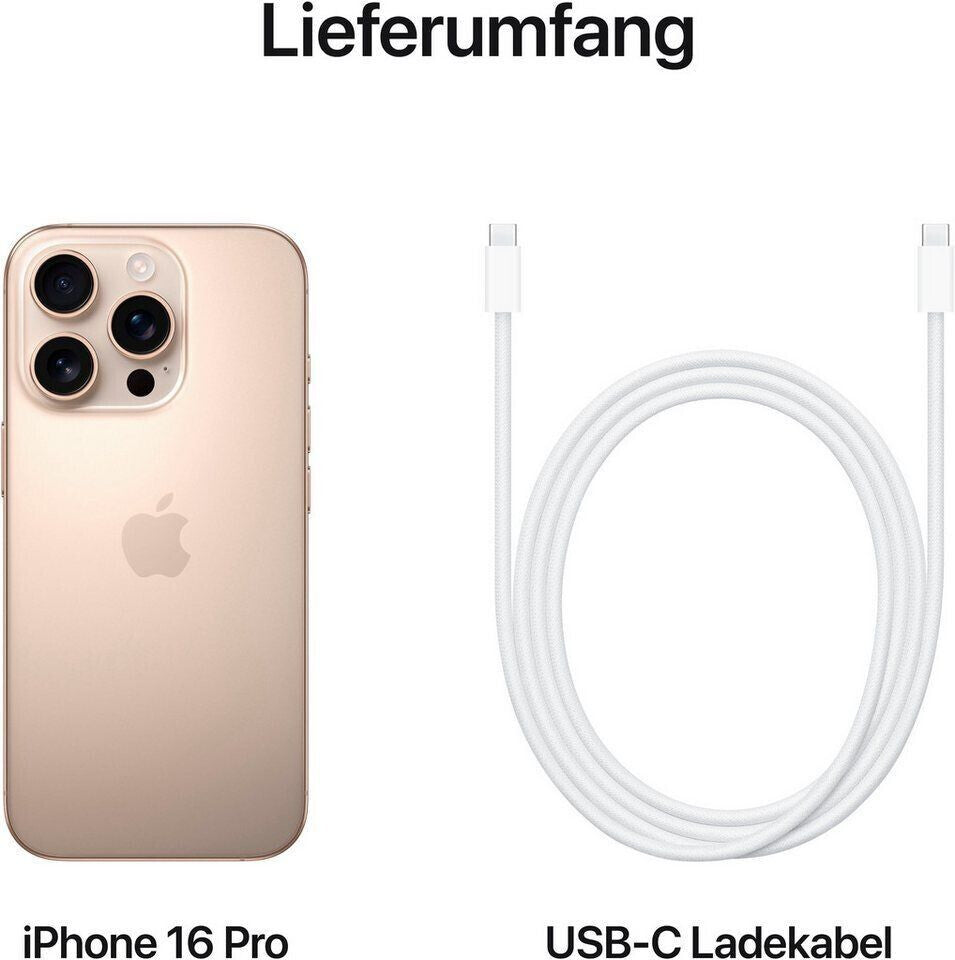 Apple iPhone 16 Pro 128GB Titan Desert - Differenzbesteuert Neuware OVP