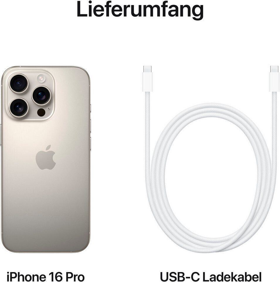 Apple iPhone 16 Pro Max 256GB Titan Natur - Differenzbesteuert Neuware OVP