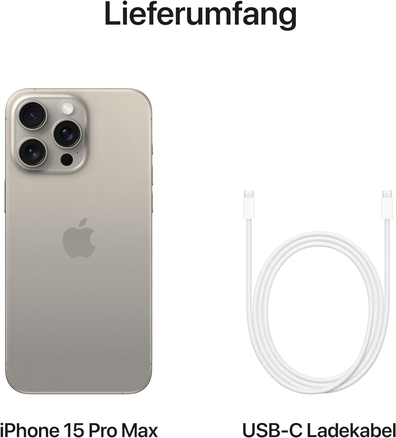 Apple iPhone 15 Pro Max 256GB Titan Natur
